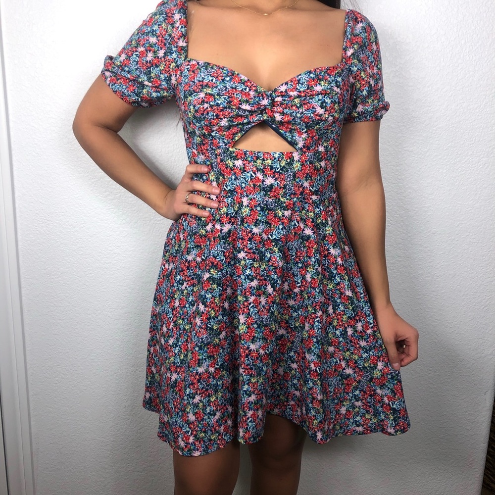 Gianni Bini Floral Sweetheart Summer Dress